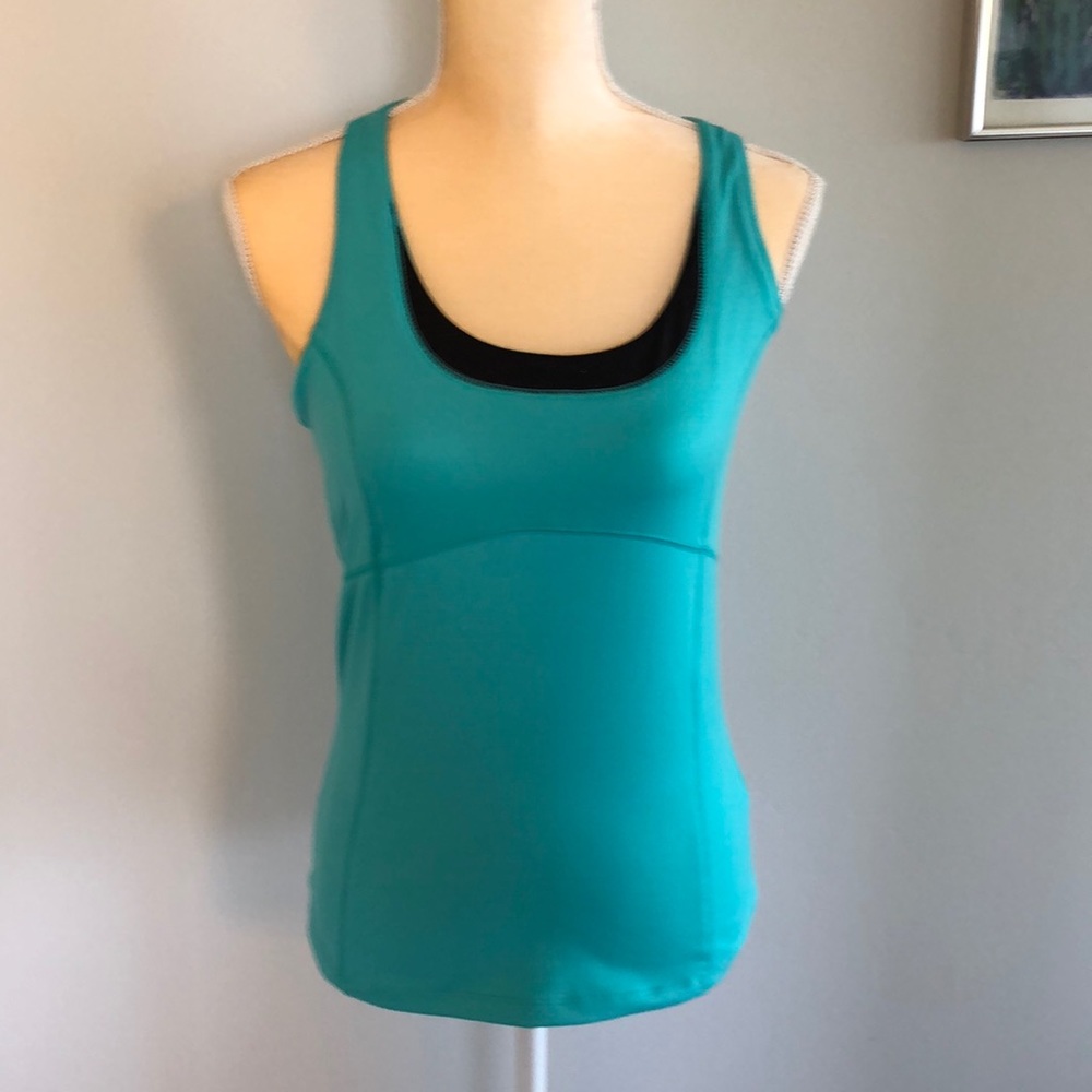 Soybu teal tank top